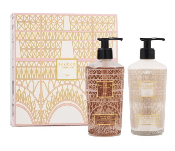 COFFRET BAOBAB - LOTION & GEL DOUCHE - PARIS